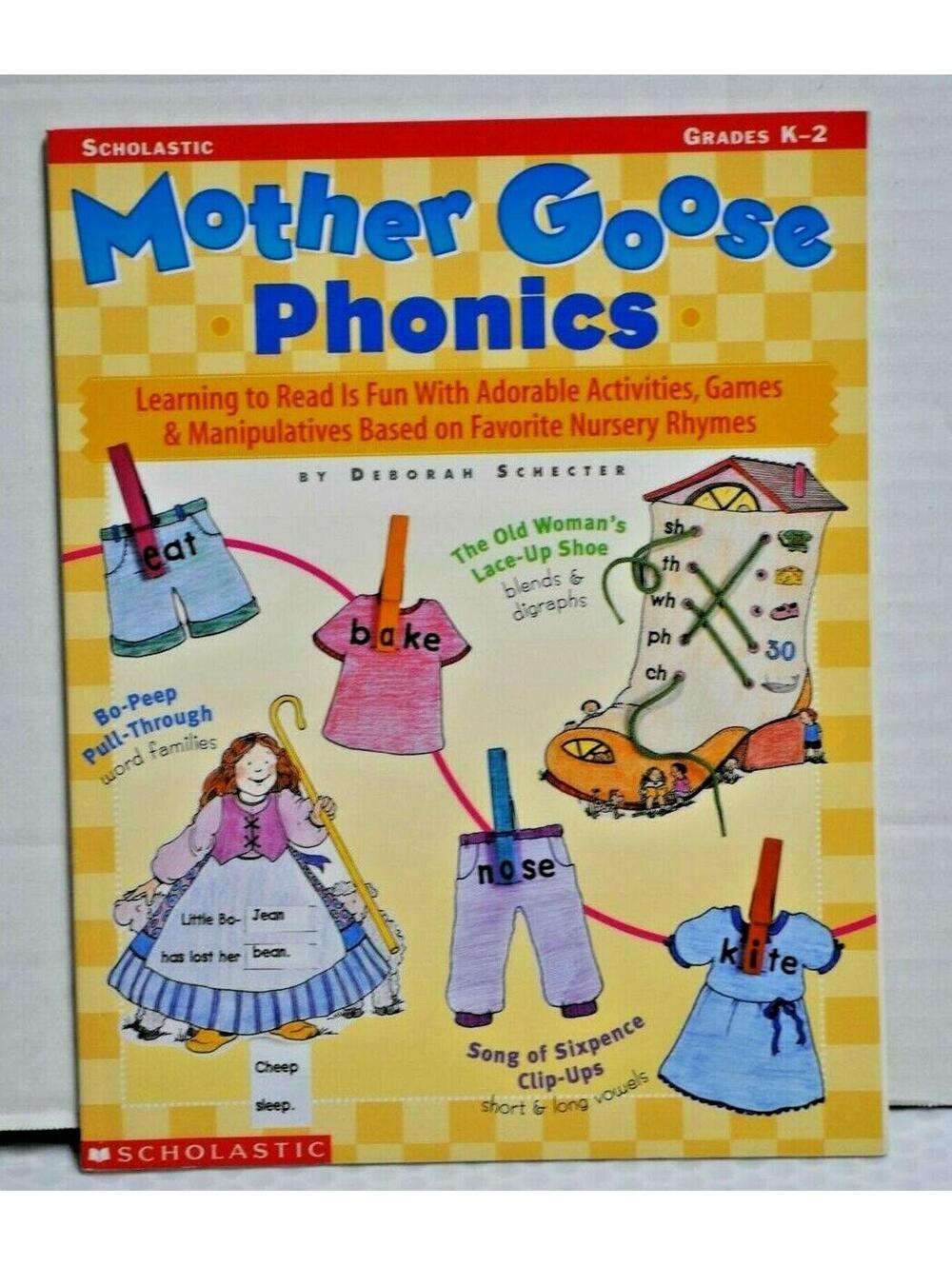 Grades K to 2 Mother Goose Phonics Teacher Resource Book Scholastic Reproducible